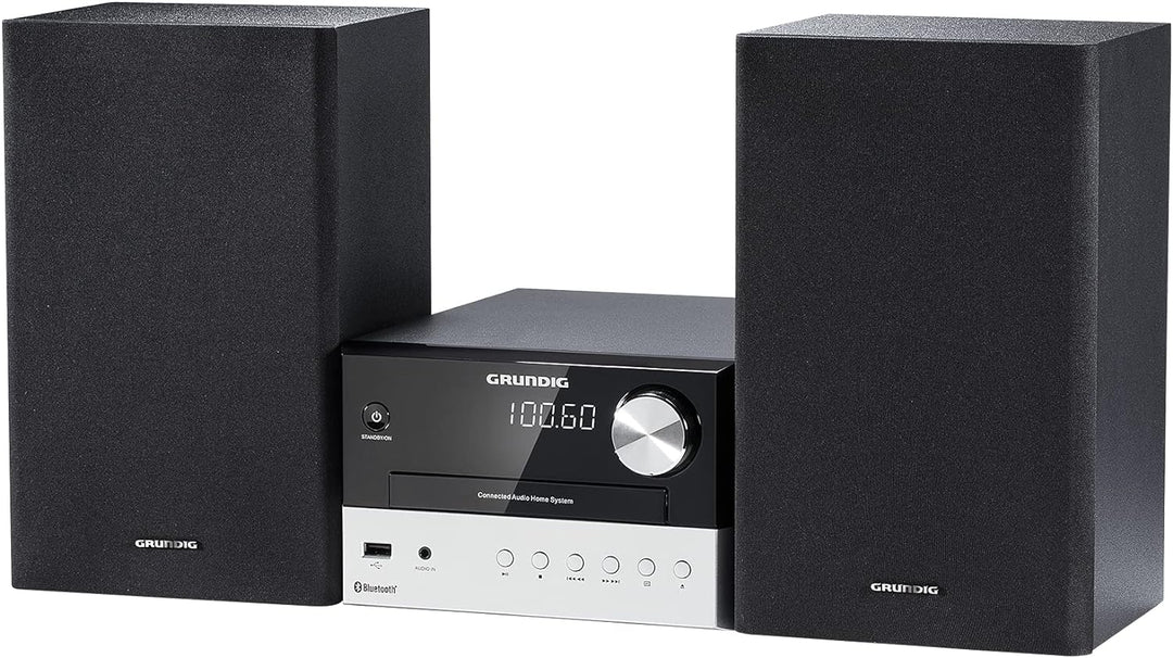 Grundig CMS 2000 BT, HiFi System, schwarz, GHF1040 FM 30 Watt RMS Single, FM 30 Watt RMS Single