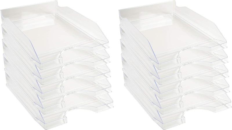 Exacompta 12323D 10er Pack Premium Briefablage Ecotray DIN A4. Ideale Briefkörbe für Ihre Organisati