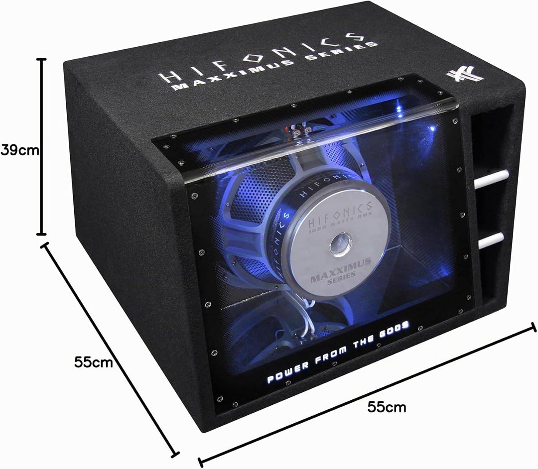 Hifonics MXZ12BP- 30 cm (12") -Single-Bandpass-System | Premium Power Auto-Subwoofer aus der MAXXIMU