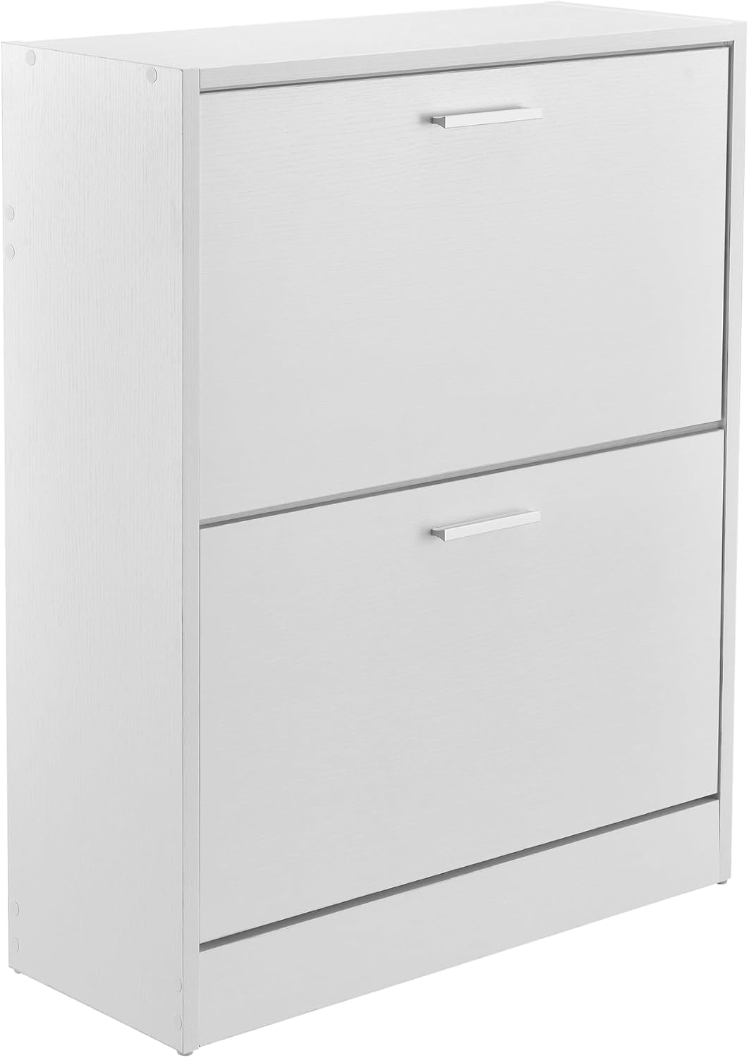 [en.casa] Schuhschrank Sykkylven Schuhkipper mit 2 Klappen Schuhkommode für 12 Paar Schuhe 81 x 63 x