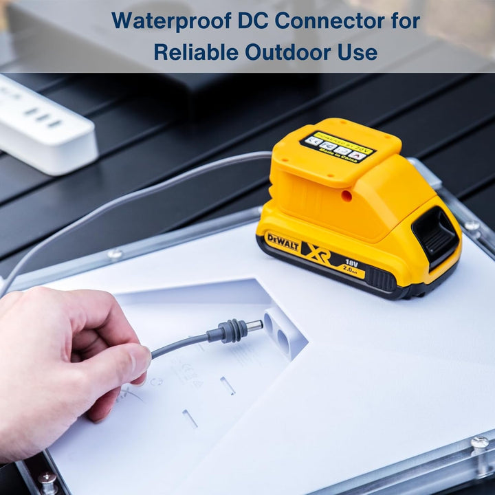 Batteriebetriebenes Ladegerät für Starlink Mini, kompatibel mit DeWalt-Batterien, 60 W 20 V/3 A Ausg