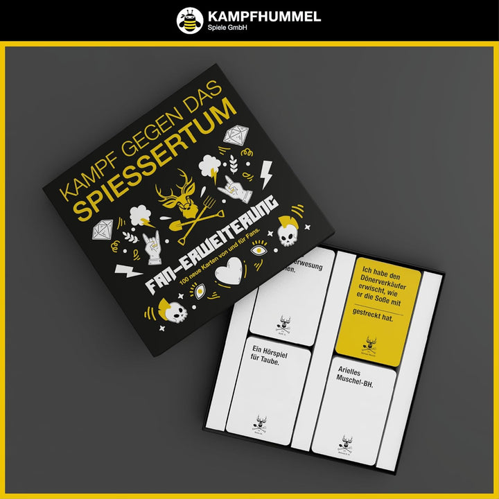 KAMPFHUMMEL Kampf gegen das Spiessertum - Fan-Erweiterung mit 100 neuen Spielkarten. Die 4. Erweiter