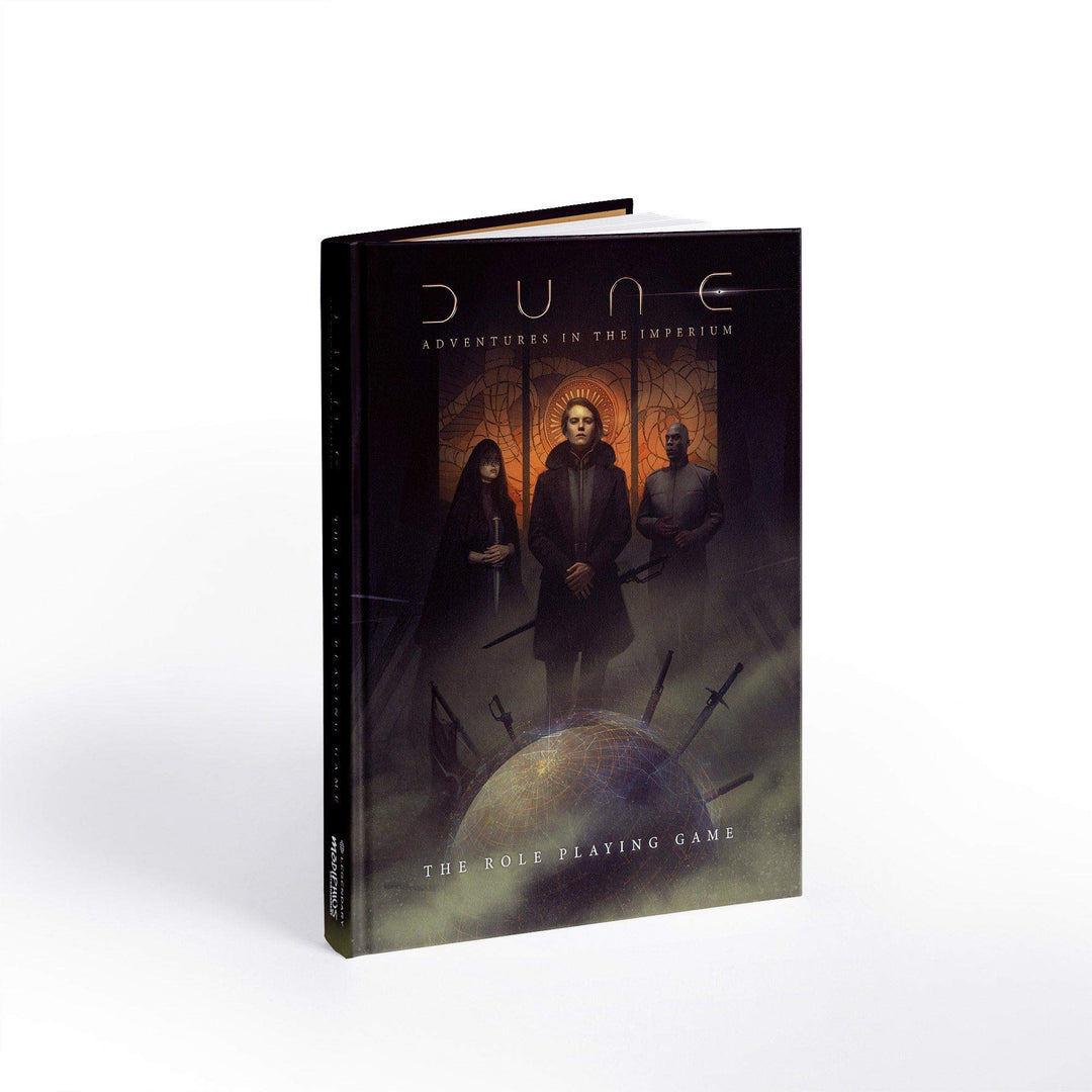 Modiphius Entertainment MUH52162 Zubehör, Mehrfarbig Dune: Standard Edition Core Rulebook, Dune: Sta