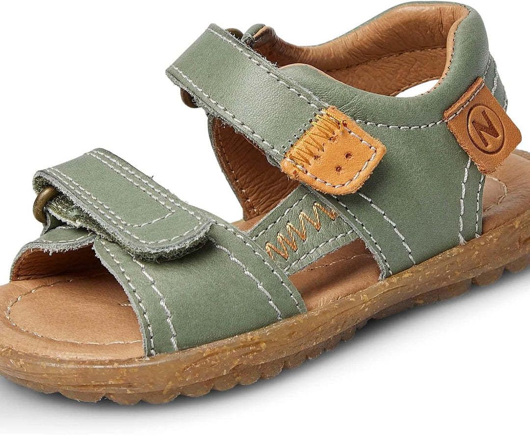 Naturino TAROR-Sandalen aus Leder-Blau 33 EU Salbei, 33 EU Salbei