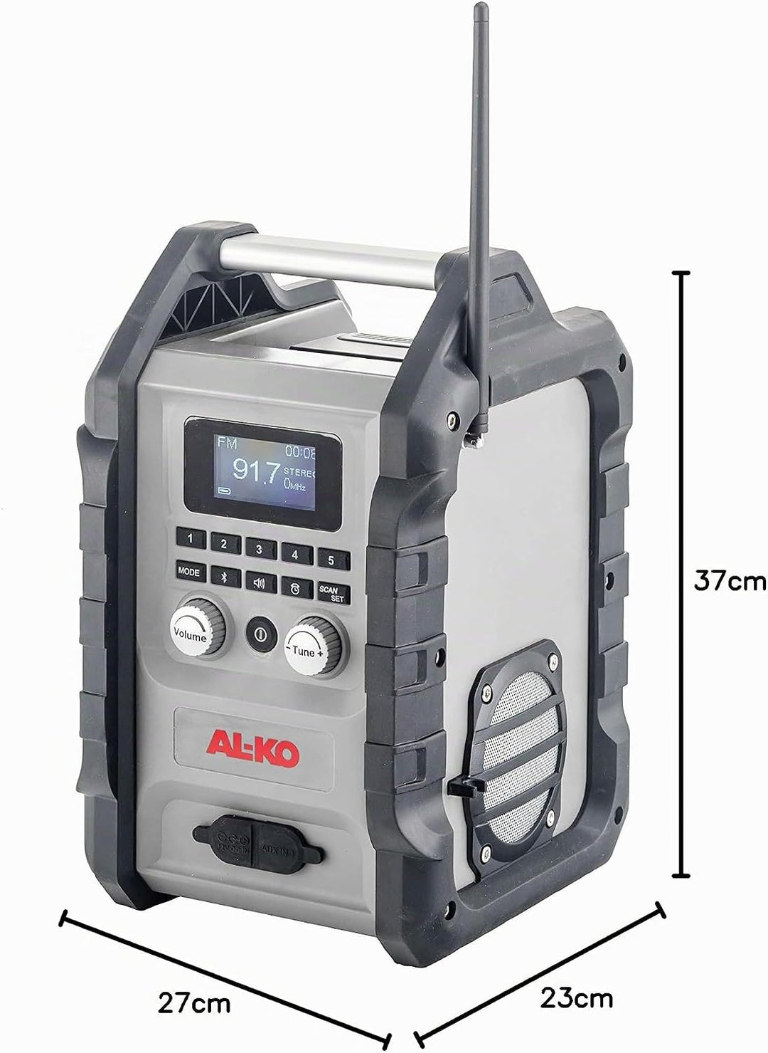 AL-KO Akku-Baustellenradio WR 200 Easy Flex (45 W, 20 V