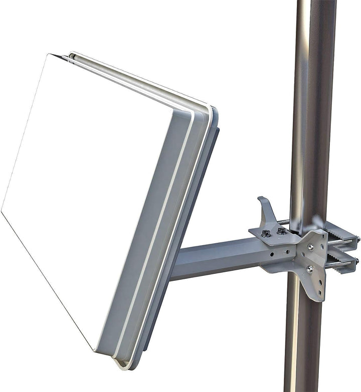 netshop 25 Set: Selfsat H30D2+ Flachantenne Twin + 2 HD Receiver + 20m Kabel + Fensterhalterung + 2