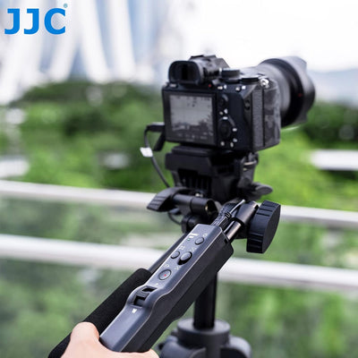 JJC Kamerastativ-Fernbedienung für Sony A7IV A7R IV A7S A7 III II A1 FDR-AX53 HDR-CX405 CX240, Unive