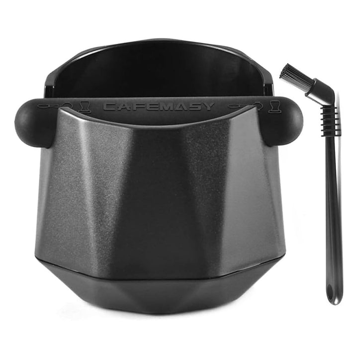 CAFEMASY Abklopfbehälter für Siebträgermaschine Barista Kaffee Zubehör Einzigartiges Design Rautenfö