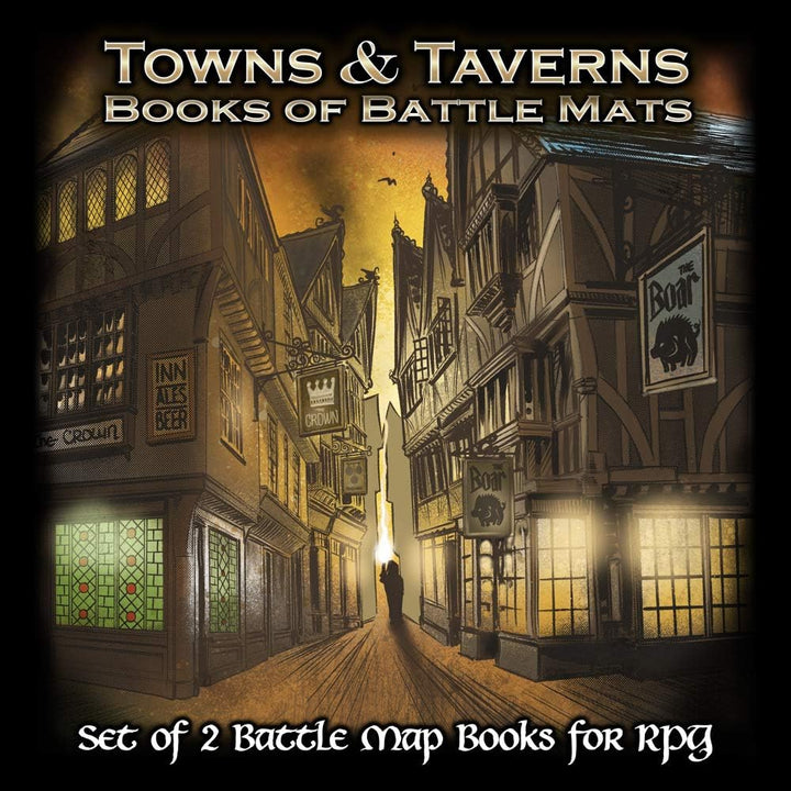 Loke Towns & Taverns Books of Battle Mats