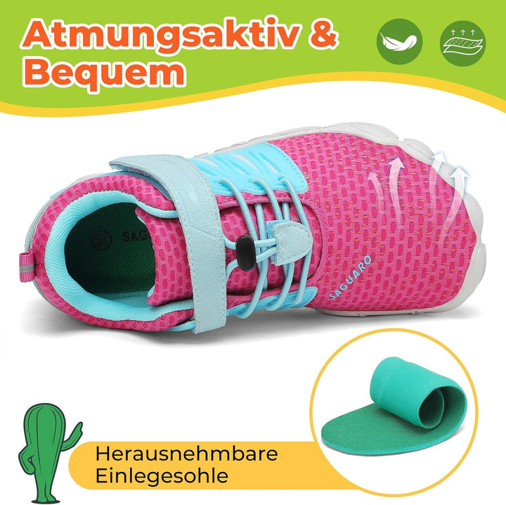 SAGUARO Barfussschuhe Kinder Barfussschuhe Schnell Trocknend Badeschuhe für Jungen Mädchen Gr.24-36