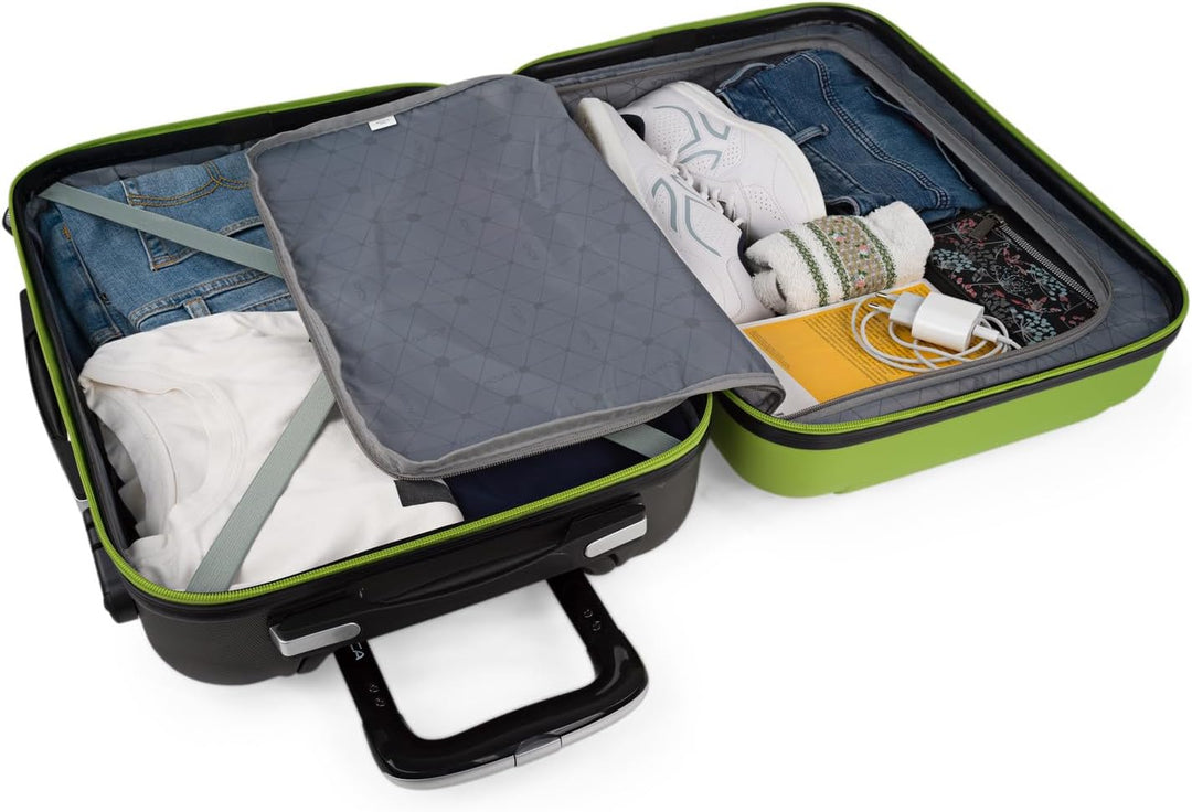 ITACA - Trolley Handgepäck Cabin Trolley Koffer Reisekoffer Hartschalenkoffer mit Zahlenschloss - Ka