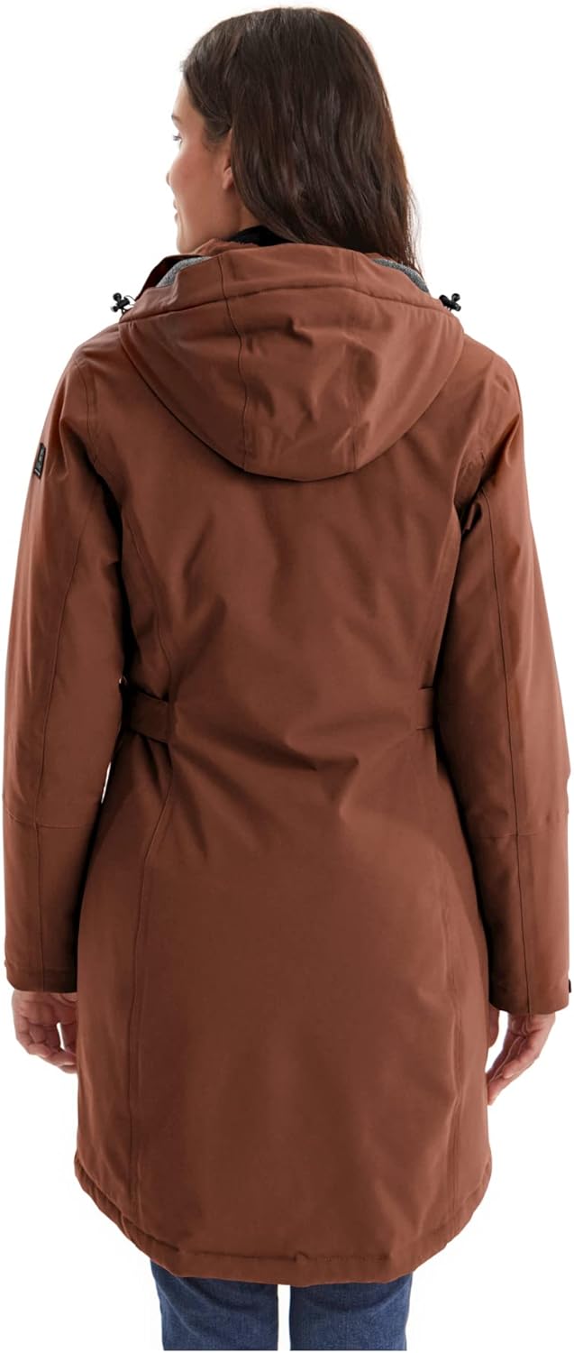 Killtec Damen Kow 165 Wmn Prk Funktionsparka/Parka mit abzippbarer Kapuze 42 herbstlaub, 42 herbstla