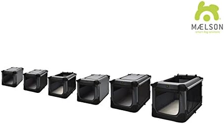 Maelson Soft Kennel Hundebox - Anthrazit - 52 x 33 x 33 cm Anthrazit L 52 x B 33 x H 33 cm, Anthrazi