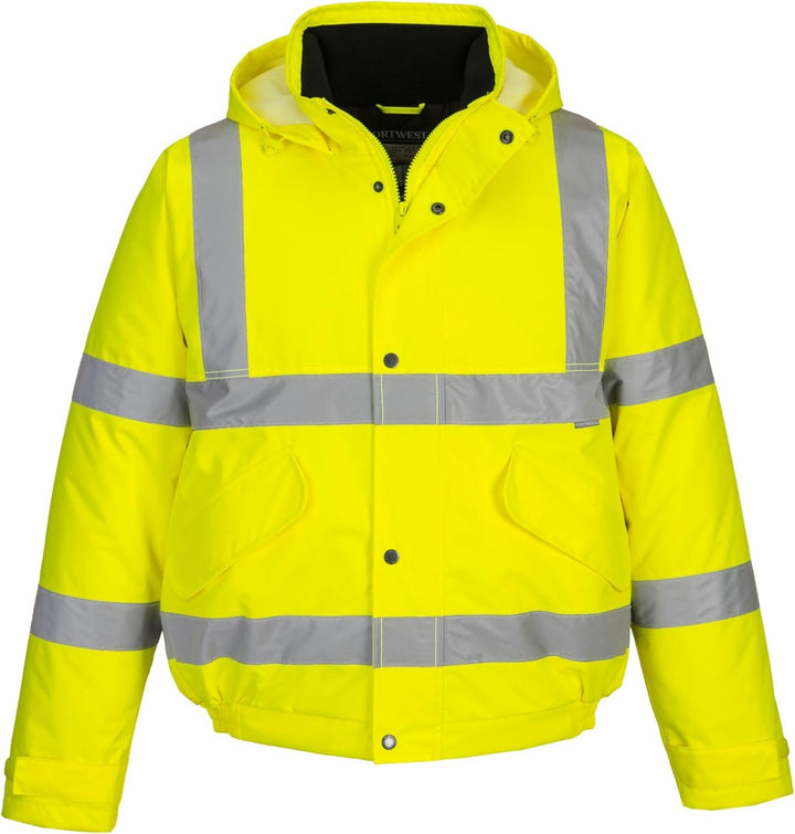 Portwest Bomberjacke mit Reflexstreifen Leuchtend gelb, M