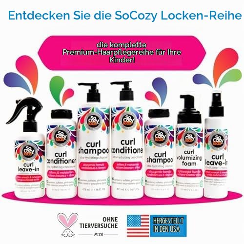 SoCozy - Boing Curl Leave In Conditioner Spray for Kids Sweat Pea - 8 fl. oz.