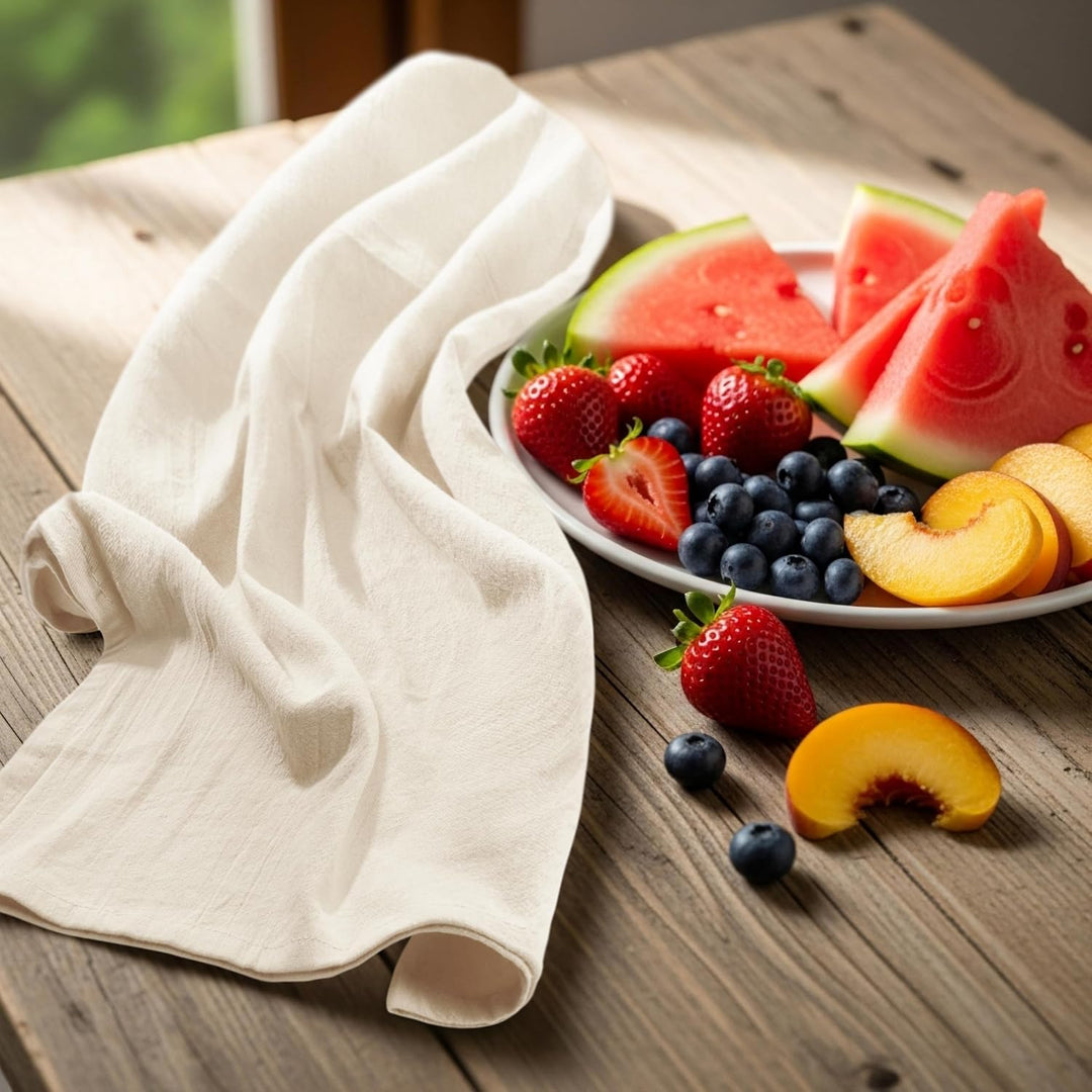 Utopia Kitchen Geschirrtücher für Mehlsack, 71,1 x 71,1 cm, ungebleicht, ringgesponnen, 100 % Baumwo