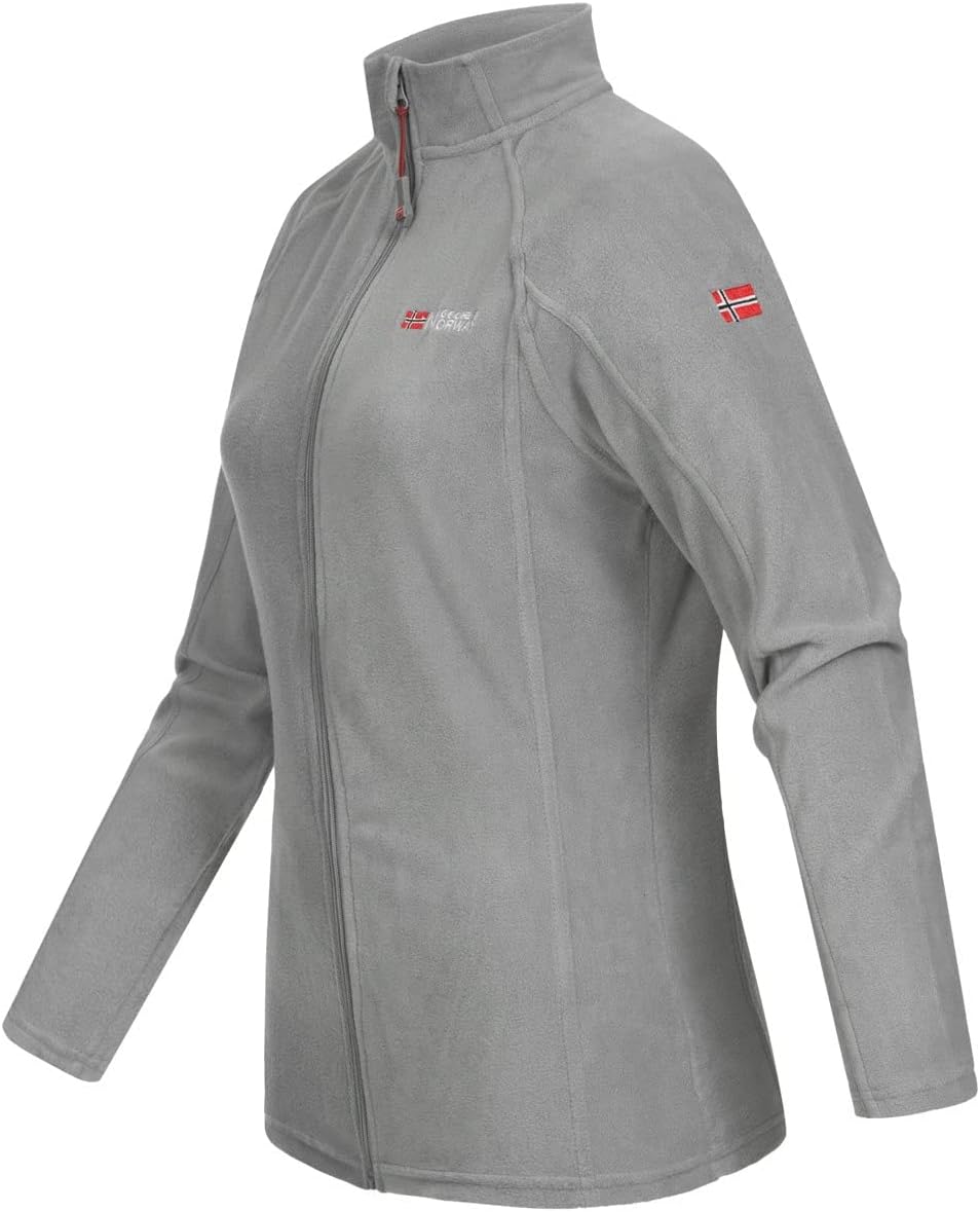 Geographical Norway Damen Fleece Tug S Hellgrau, S Hellgrau