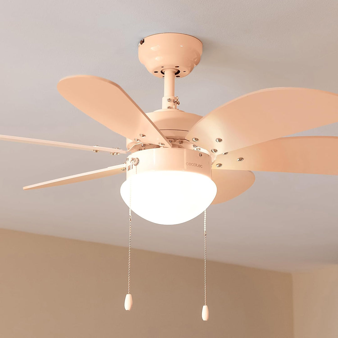 Cecotec Deckenventilator EnergySilence Aero 3600 Vision Full Orange, 92 cm | Lampenfassung ohne Leuc
