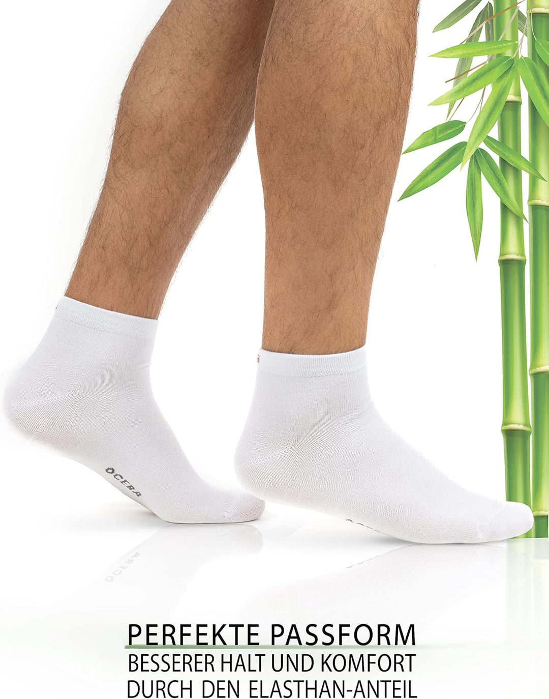BAMBUS Kurzschaft Socken, 6 oder 12 Paar atmungsaktive Sneaker Socken aus nachhaltigen Bambusfasern