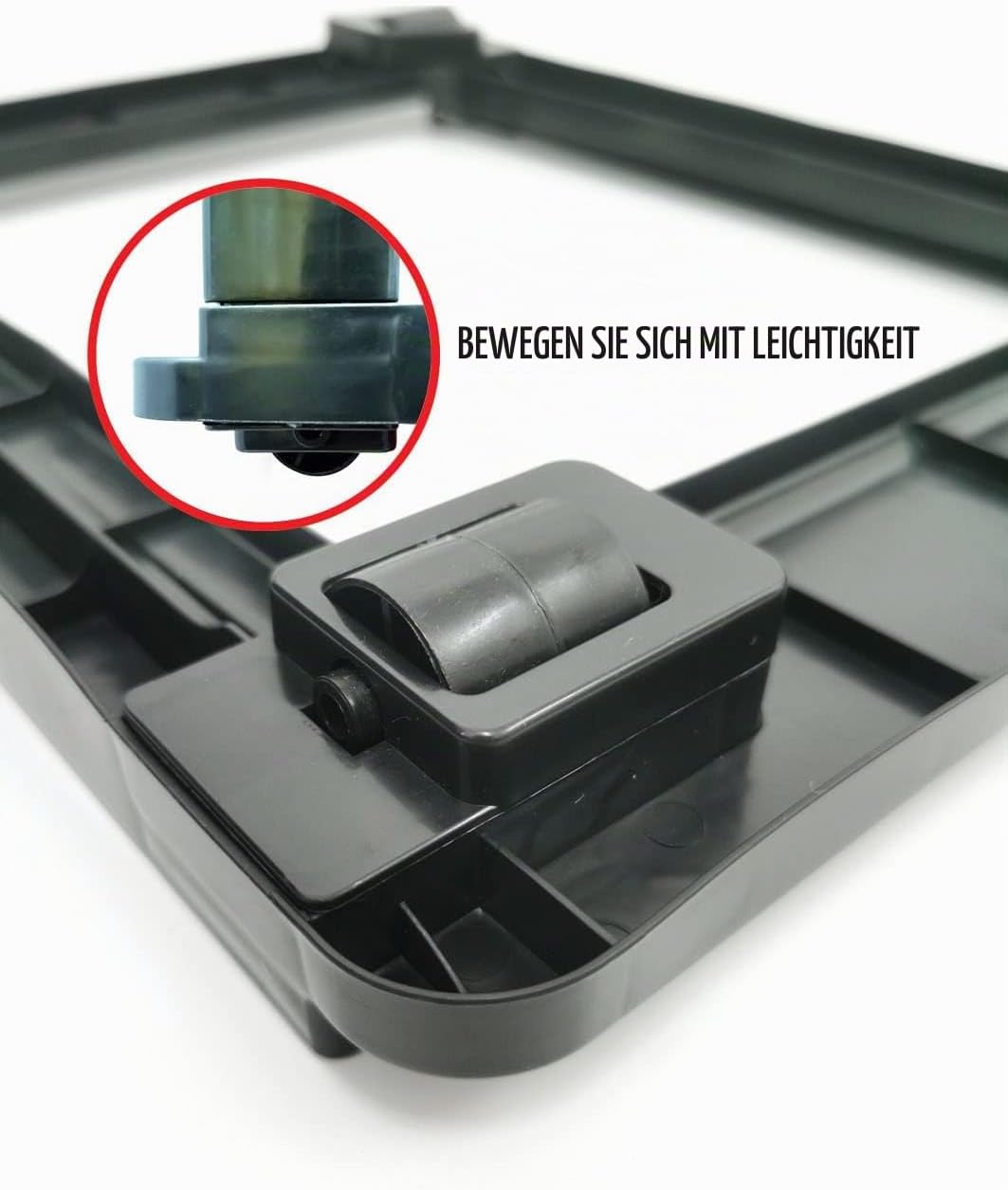 ABBAware Schubladenschrank auf Rädern, Schubladencontainer, 4 grosse 17 Liter Schubladen, der Umwelt