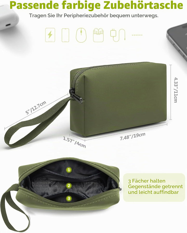 HYZUO 13 Zoll Laptop Hülle Tasche mit Ständer für MacBook Air 13 M5 A3449 M4 M3 M2 M1 2026-2018, Mac