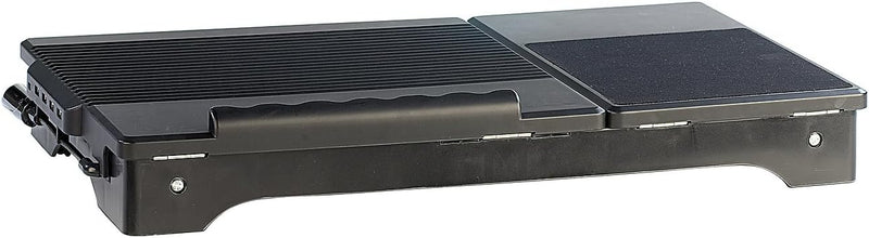 General Office Computertisch: Notebook-Tisch mit Schwanenhals-LED, höhenverstellbar, 4-Fach USB-Hub