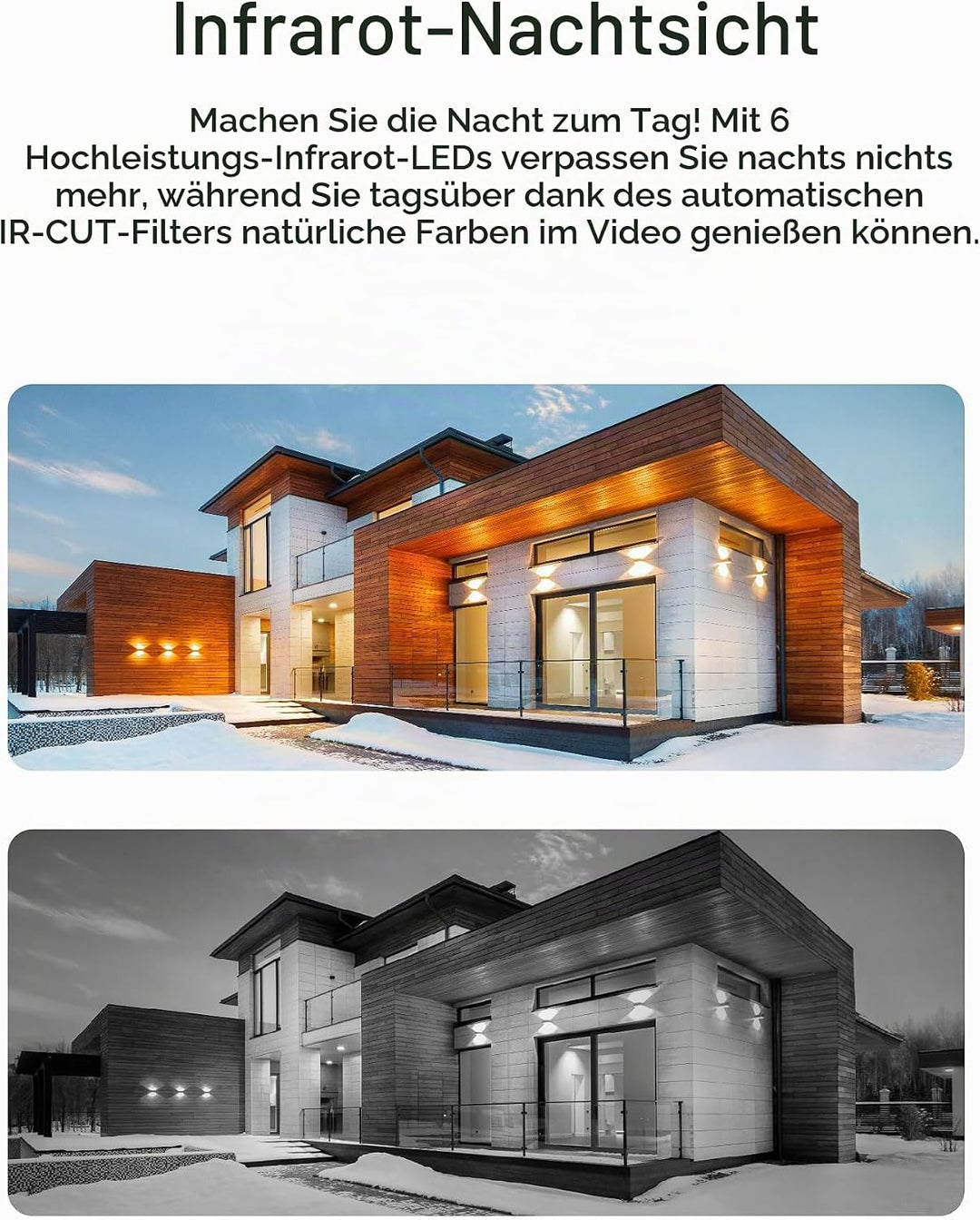 INSTAR IN-9420 2K+ Weiss - LAN/PoE/WLAN Überwachungskamera mit KI (AI) - IP Kamera - PIR - Steuerbar