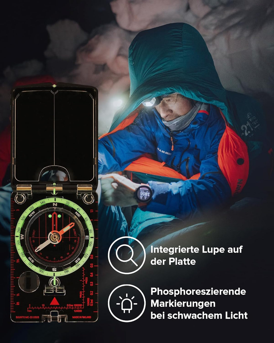 Suunto Kompass MC-2 G USGS, G USGS