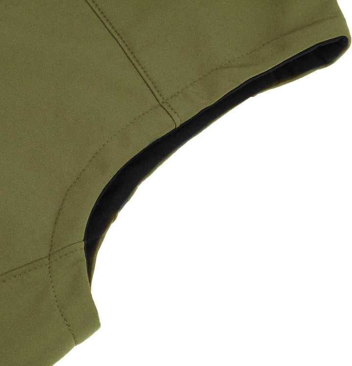 YOUTHUP Weste Herren Wasserdichte Softshellweste Outdoor Leichte Winddichte Fleece Herrenweste Ärmel