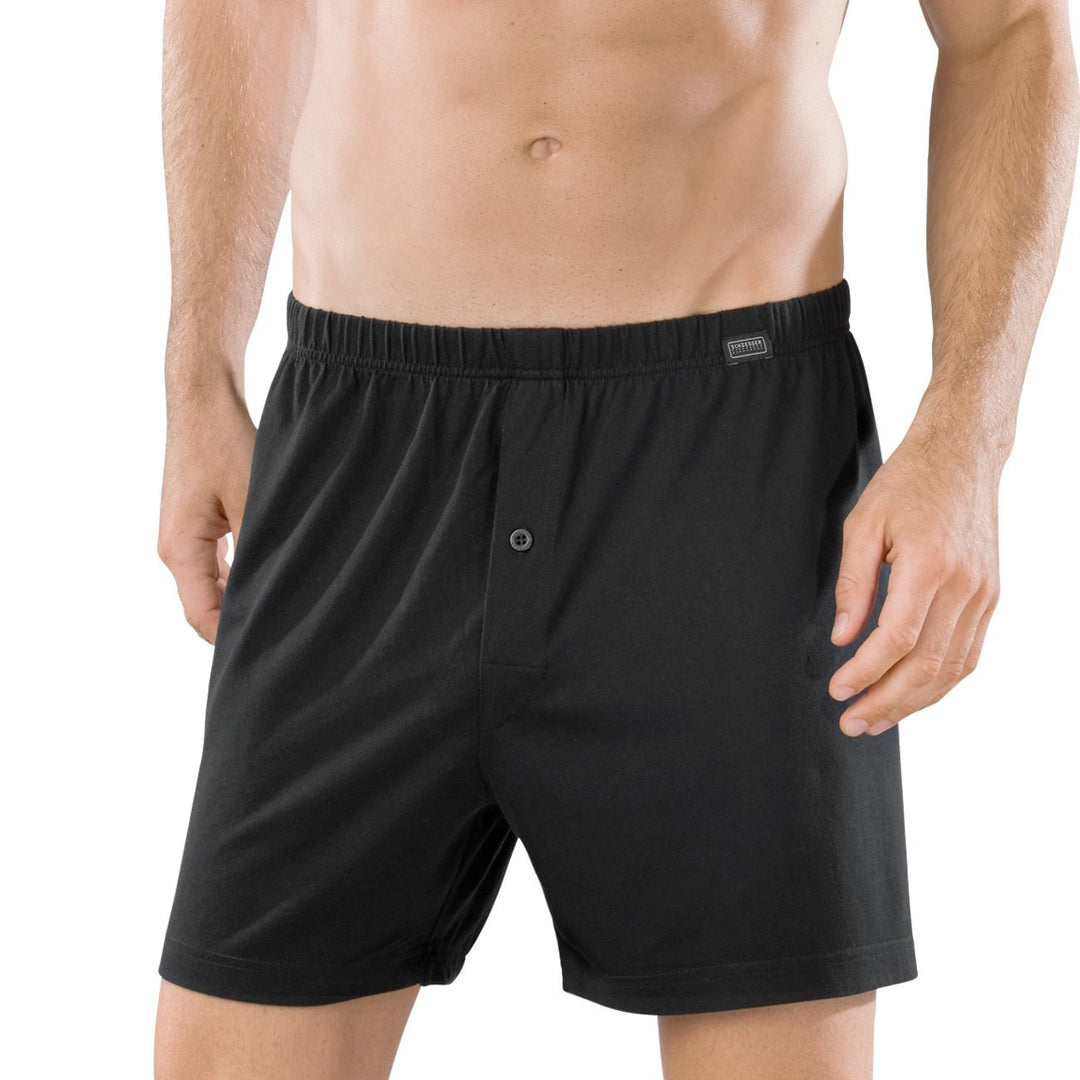 SCHIESSER Herren Boxershort Original Classics 3er Pack, Farbe:Schwarz (000);Grösse:10/4XL