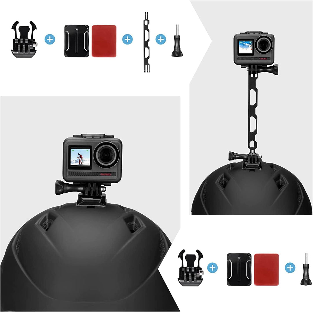 AKASO Action Cam Ski-Kit kompatibel mit EK7000/EK7000 Pro/Brave 4/Brave 4 pro/Brave 7 LE/Brave 7/Bra