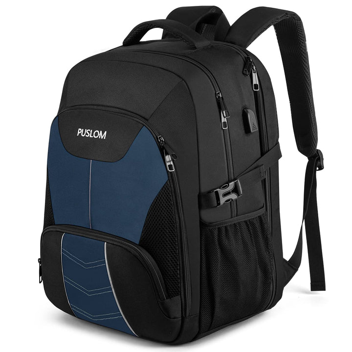 Extra Grosser Rucksack Herren 55L Wasserdicht 18.4 Zoll Laptoptasche Arbeit Laptop mit USB Ladeansch