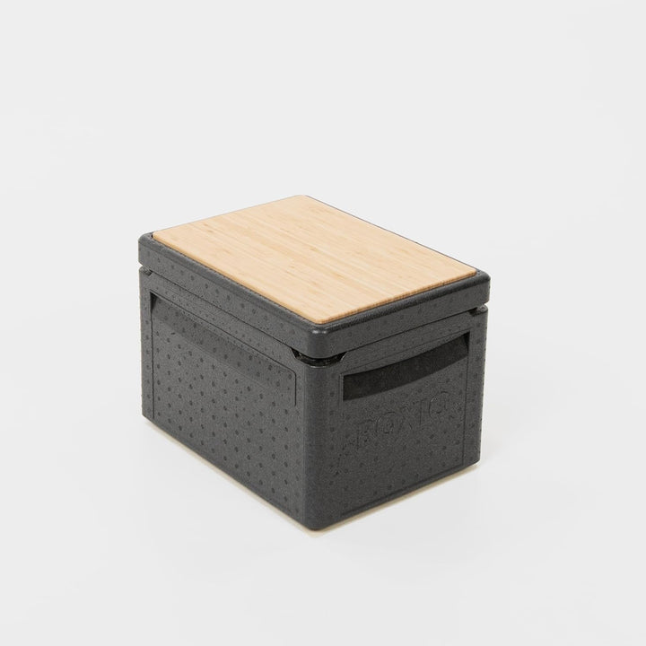 BOXIO - Board: Premium Schneidebrett aus Bambus, 36 x 26 cm gross passt perfekt als Holzdeckel für W