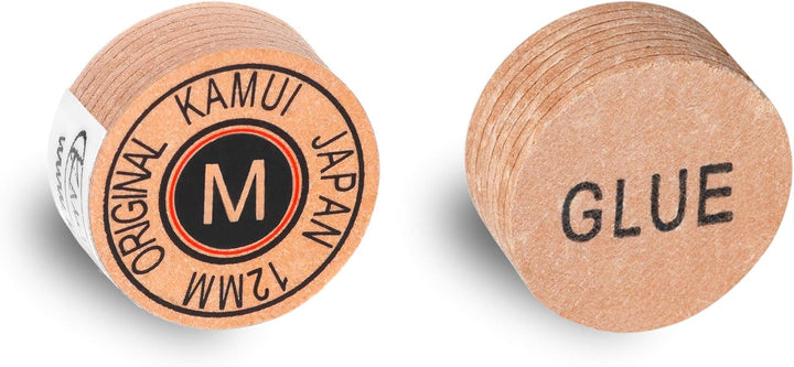 KAMUI Original laminierte Billard-Queue-Spitze – 1 Stück Mittel 12 mm, Mittel 12 mm
