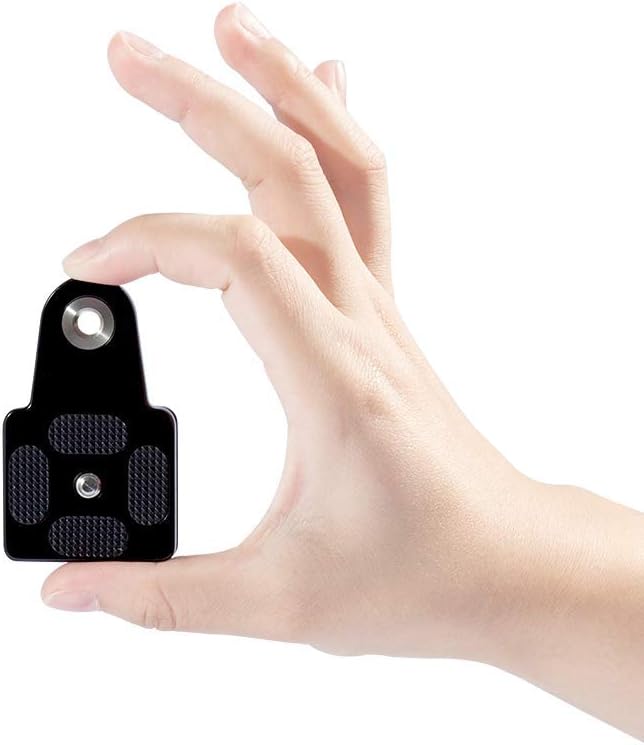 Sirui TY-LP40 Kameraplatte für Tragegurt (mit Gewinde für Kameragurtschraube, gummiert) schwarz, TY-