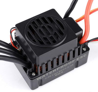 GoolRC 3650 3900 KV Beushless-Motor wasserdicht mit Kombi-Set ESC 60A für 1/10 RC LKW Auto