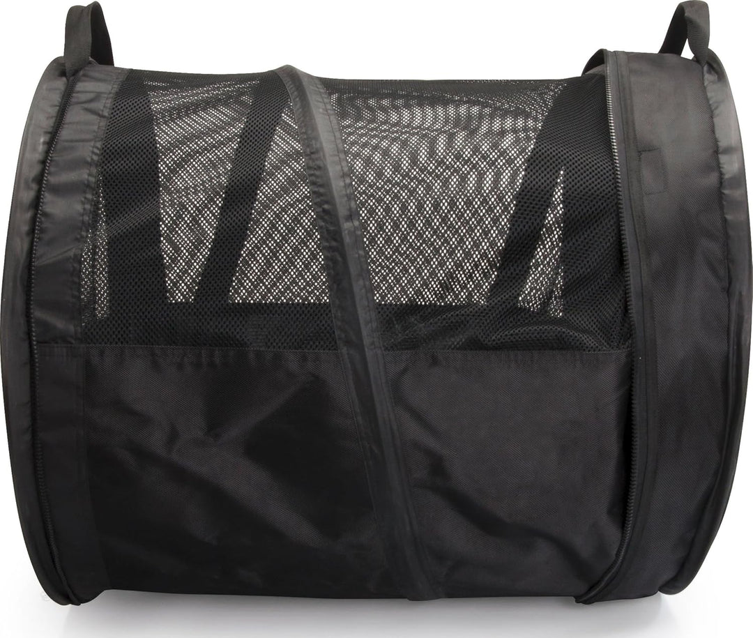 dobar® 62400 Walky Tunnel Transportbox für Haustiere - Faltbare Luxus Transporttasche - Hundetrageta