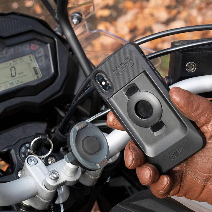 Tigra Sport Fitclic Neo Schutzhülle für iPhone 14 Pro Max, Schwarz