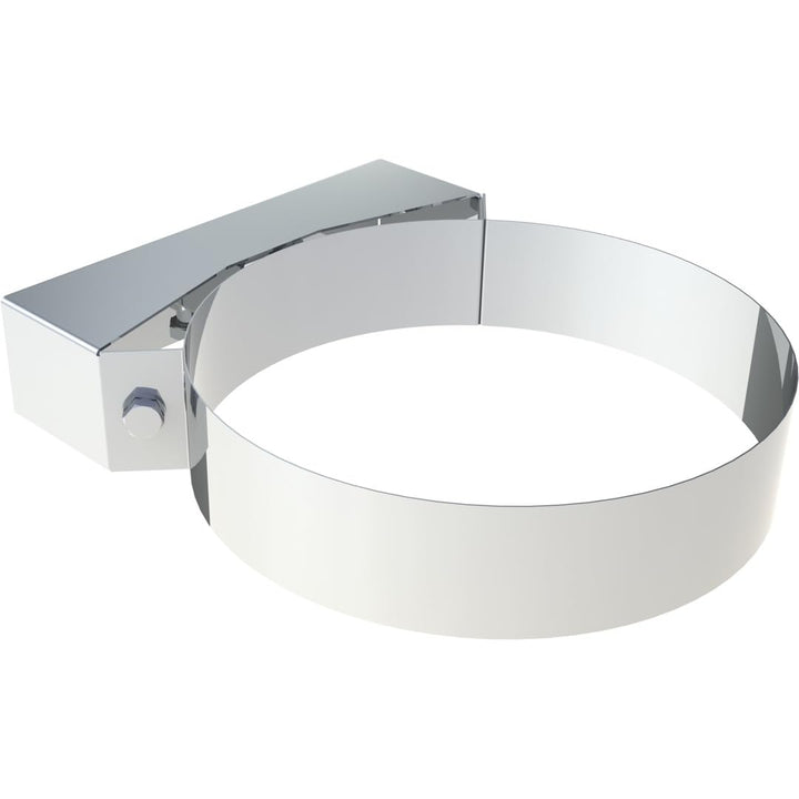 Jeremias DW-FU Kopfteil Wandhalter Ø 100 mm Edelstahl doppelwandig Abgassystem CE-zertifiziert flexi