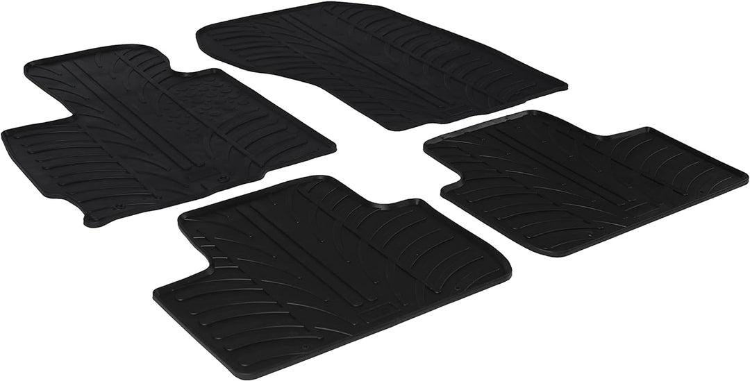 Gledring Satz Gummimatten kompatibel mit Mitsubishi ASX 2009- / Citroën C4 Aircross (T Profil 4-teil