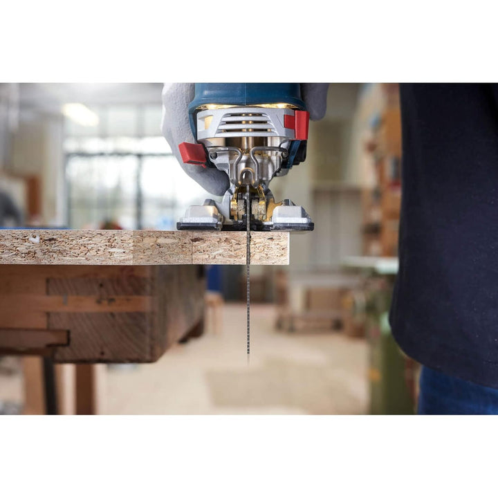 Bosch Accessories Professional 3 Stück Stichsägeblatt T 308 BOF Extra-Clean for Hard Wood (Hartholz,