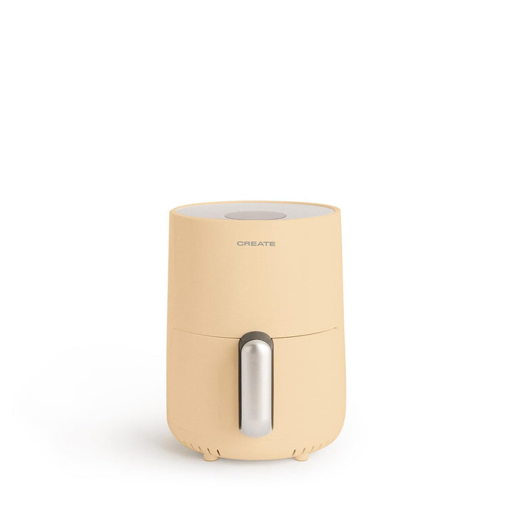 CREATE/FRYER AIR/Heissluftfritteuse 1.5L Sand/Antihaft-Korb, automatische Abschaltung, BPA-frei, pro