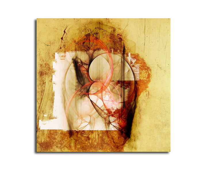 Paul Sinus Art Bild auf Leinwand Abstrakt336_60x60cm Abstraktes Motiv - Die Königspforte -quadratisc