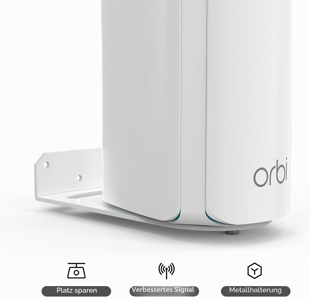 HOLACA Wandhalterung Kompatibel mit Orbi WiFi 7 Mesh-Netzwerksystem 770/870/970 Serie, Metallhalteru