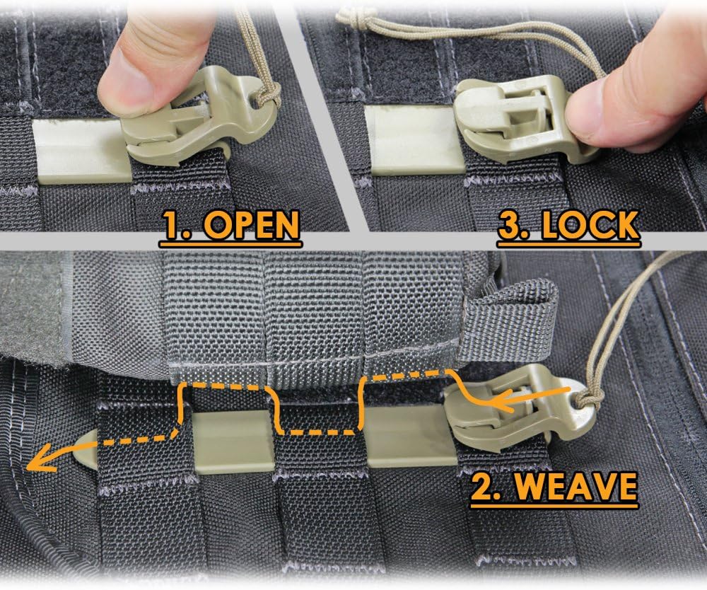 VANQUEST MOLLE-Sticks (4 Stück) Coyote Tan, Coyote Tan
