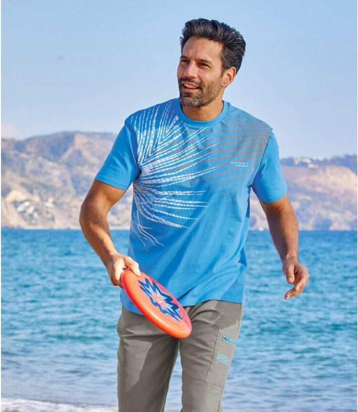ATLAS FOR MEN - 3er-Pack Herren T-Shirts - Rundhalsausschnitt - Kurze Ärmel - Verfügbar in grossen G
