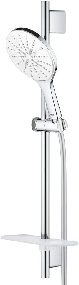 GROHE Rainshower 150 SmartActive | Brausestangenset 3 Strahlarten | Moon White | 26592LS0 Brausestan