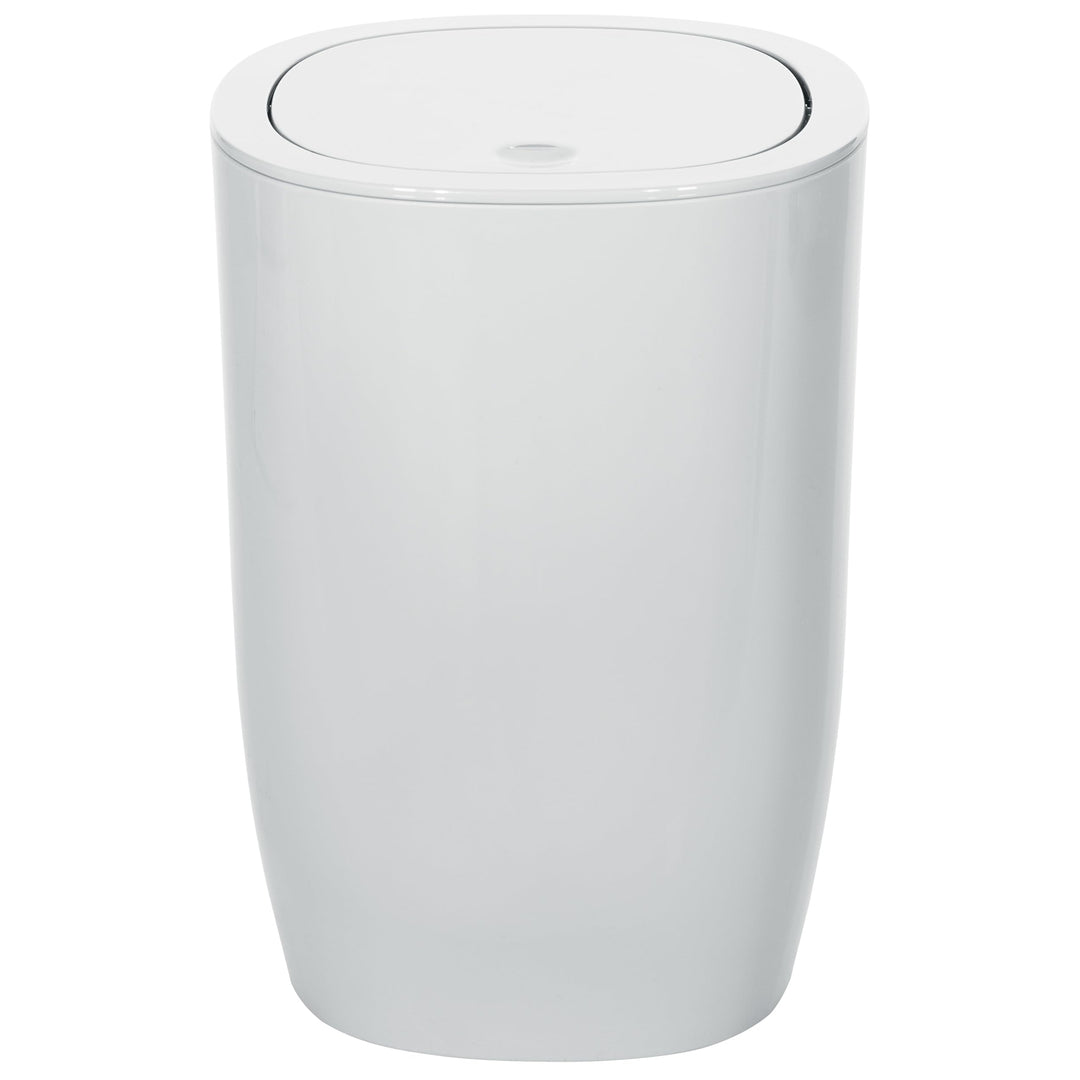 Spirella Design Kosmetikeimer Pure Treteimer Schwingdeckeleimer Abfallbehälter mit Schwingdeckel 5 L