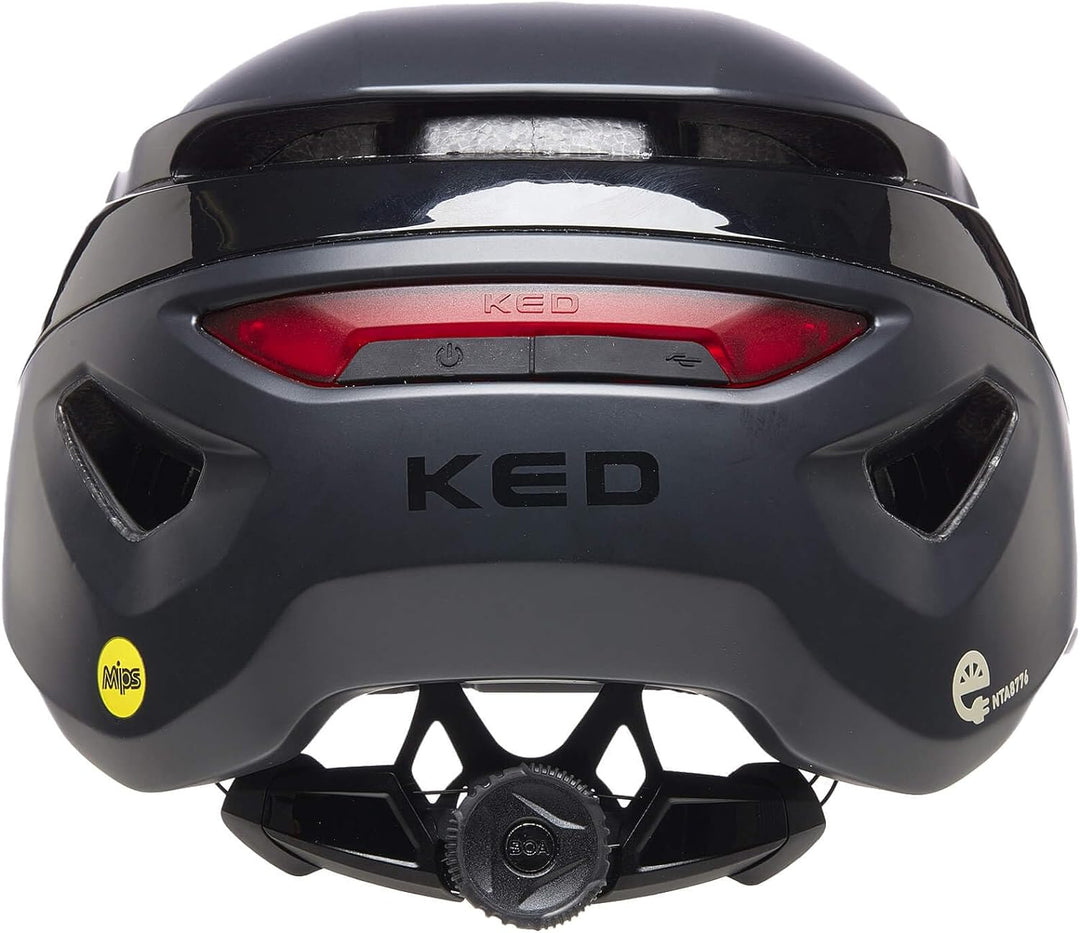 KED Mitro UE-1 Fahrradhelm Schwarz L (58-61cm), Schwarz L (58-61cm)