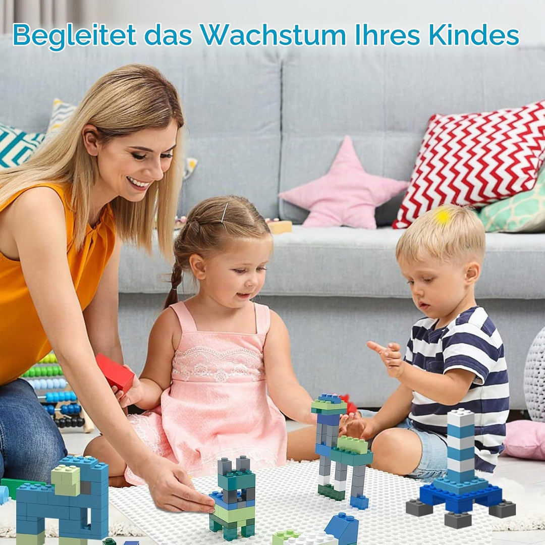 1500 Basic Bausteine Box, Klassische Basis Steine Nachfüllpacks Kompatibel zu Allen Anderen Herstell